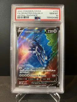 Pokemon TCG Origin Forme Dialga v 177/189 Astral Radiance Alt Art - PSA 10 - Image 1