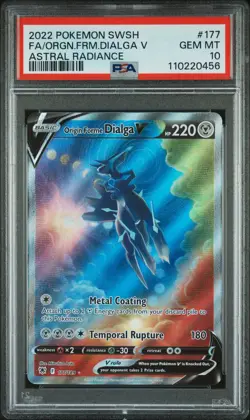 Origin Forme Dialga V 177/189 Astral Radiance Pokemon PSA 10 - Image 1