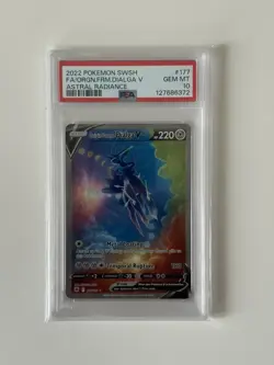Origin Forme Dialga V PSA 10 Alternate Art 177/189 Astral Radiance Pokemon Card - Image 1