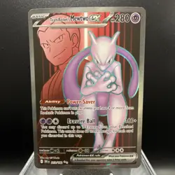 Pokemon Team Rocket's Mewtwo ex Sv10 Destined Rivals Ultra Rare Holo HP280 - Image 1