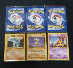 1999 Pokemon Base Set 2 - Vintage WOTC. Non Holo 6 card lot - Image 2
