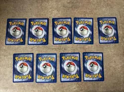 VINTAGE Pokemon lot of 7 TCG Base Set / Base Set 2 Trainer Card non holo WOTC - Image 2