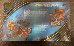 Pokemon TCG Phantasmal Flames Mega Charizard X EX Sealed Ultra Premium Cards Box - Image 3
