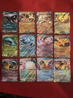 Pokemon 151 Complete Set of 12 EX (Double Rare) Cards NM English - Image 2