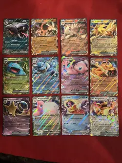 Pokemon 151 Complete Set of 12 EX (Double Rare) Cards NM English - Image 4