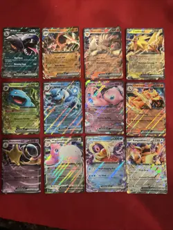 Pokemon 151 Complete Set of 12 EX (Double Rare) Cards NM English - Image 5