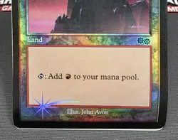 MTG FOIL Mountain- DAMAGED -Arena Promo Magic the Gathering Card # 005 - Image 4