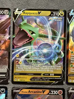 Pokemon Cards Lot Ultra Rare V Rayquaza Gallade Arcanine Metagross Zeraora +more - Image 3
