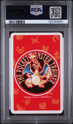 1996 POKEMON RED VERSION PLAYING CARDS 4 OF HEARTS #144 ARTICUNO PSA 8 - Image 2