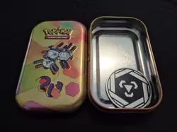 POKEMON TCG 151 MINI TIN EMPTY NO PACKS OR ART CARD (COIN INCLUDED) - Image 3