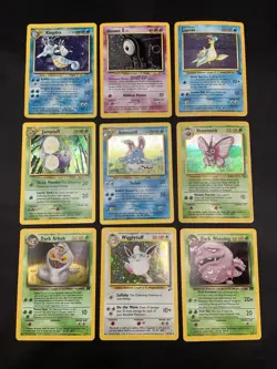 Vintage Holo Rare Pokemon Card Lot - WOTC Era Collection - 1999/2000 - MP/HP - Image 1