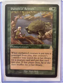 MTG Magic the Gathering Card MP - Pattern Of Rebirth Urza’s Destiny - Image 1