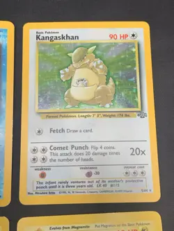 Vintage Holo Rare Pokemon Cards WOTC 1999 Base Set, Fossil, Jungle MP/HP Raichu - Image 4