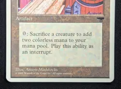 MTG Ashnod's Altar- DAMAGED -Chronicles Magic the Gathering Card # 92 - Image 4