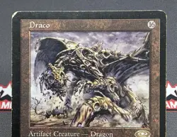 MTG Draco- DAMAGED -Planeshift Magic the Gathering Card # 131 - Image 3