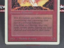 MTG Fire Elemental- DAMAGED -Unlimited Edition Magic the Gathering Card # 149 - Image 4