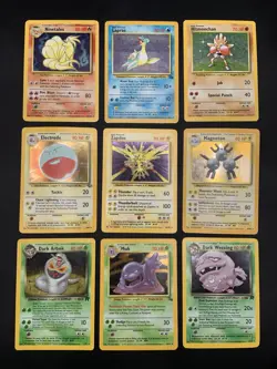 Vintage Rare Holo Pokemon Card Lot 1999/2000 - Base Set, Jungle, Fossil - MP/HP - Image 1