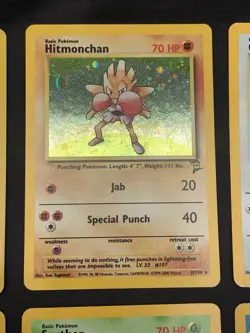 Vintage Holo Rare Pokemon Card Lot - WOTC Era - Base Set 2 - MP/HP - Sycther - Image 3