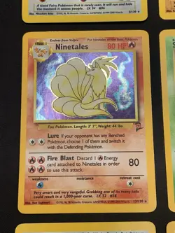Vintage Holo Rare Pokemon Card Lot - WOTC Era - Base Set 2 - MP/HP - Sycther - Image 5