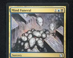 MTG Mind Funeral- Signed -Modern Masters Magic the Gathering Card # 181 - Image 3