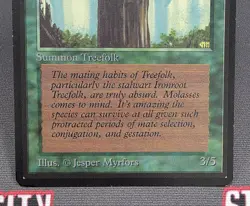 MTG Ironroot Treefolk- INKED -Beta Magic the Gathering Card # 204 - Image 4