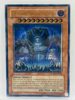 Yu-Gi-Oh Card - RGBT-EN020 - EARTHBOUND IMMORTAL CCAPAC APU (ultra rare holo) NM - Image 1