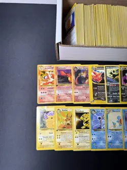 Huge Collection Bulk Lot of 600+ Pokemon Cards Mixed WOTC-XY Vintage HP-DAMAGED - Image 2