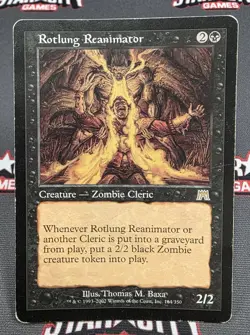 MTG Rotlung Reanimator- DAMAGED -Onslaught Magic the Gathering Card # 164 - Image 1
