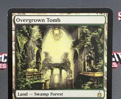 MTG Overgrown Tomb - Signed - Ravnica: City of Guilds Magic Card # 279 - Image 3