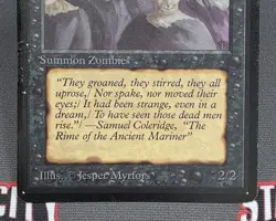 MTG Scathe Zombies- DAMAGED/INKED -Beta Magic the Gathering Card # 126 - Image 4