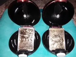 2 Pokemon 23kt Gold plated Cards and Balls , Nintendo Collectables , with COA ! - Image 1