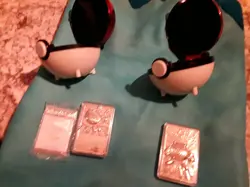 2 Pokemon 23kt Gold plated Cards and Balls , Nintendo Collectables , with COA ! - Image 4