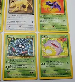 Pokemon TCG - Mixed Lot- 8 -Card UNCOMMON / COMMON Lot - WOTC - Vintage MP-LP - Image 2