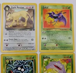 Pokemon TCG - Mixed Lot- 8 -Card UNCOMMON / COMMON Lot - WOTC - Vintage MP-LP - Image 3