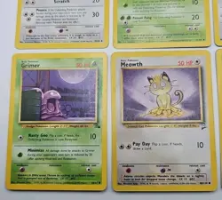 Pokemon TCG - Mixed Lot- 8 -Card UNCOMMON / COMMON Lot - WOTC - Vintage MP-LP - Image 4