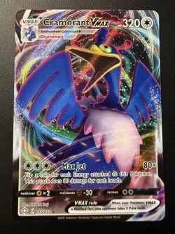 Cramorant VMAX 55/72 Full Art Ultra Rare Shining Fates Pokemon Card NM - Image 1