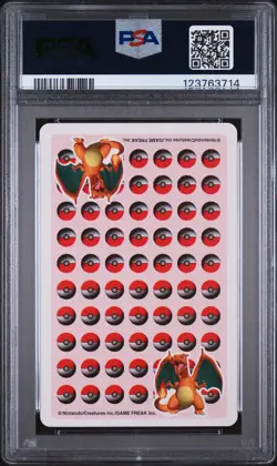 1998 POKEMON STADIUM RED VERSION PLAYING CARDS KING OF CLUBS MACHAMP PSA 9 - Image 2