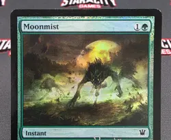 MTG FOIL Moonmist- WRITTEN ON -Innistrad Magic the Gathering Card # 195 - Image 3
