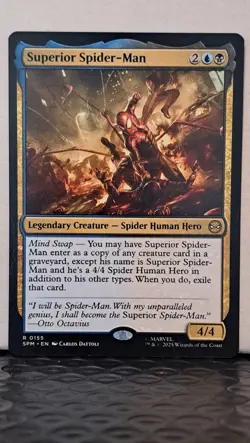 MTG Spider-Man - [2X] Superior Spider-Man #155 (Rare Legendary Creature Cards) - Image 2