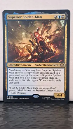 MTG Spider-Man - [2X] Superior Spider-Man #155 (Rare Legendary Creature Cards) - Image 4