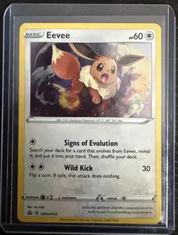 Eevee - Cosmos Holo SWSH: Sword & Shield Promo Cards SWSH042 NM/LP - Image 1