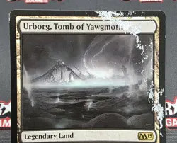 MTG Urborg, Tomb of Yawgmoth- DAMAGED -Magic 2015 Magic the Gathering Card # 248 - Image 3