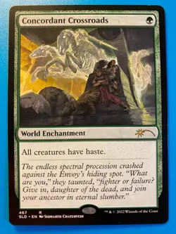 MTG 1x Concordant Crossroads 467 Secret Lair Drop Magic the Gathering Card x1 NM - Image 1