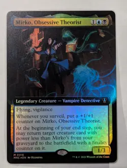 Mirko, Obsessive Theorist Extended Art Murders at Karlov Manor Foil - MTG MYTHIC - Image 1