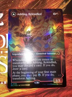 magic: the gathering lorwyn eclipsed Ashling, Rekindled Extended Foil - Image 1