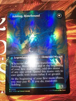 magic: the gathering lorwyn eclipsed Ashling, Rekindled Extended Foil - Image 2