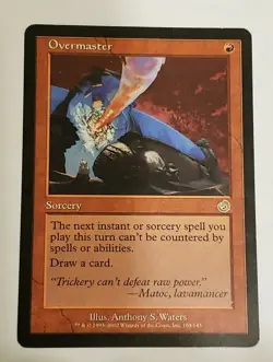 1x MTG magic English Overmaster Torment rare sp x1 - Image 1