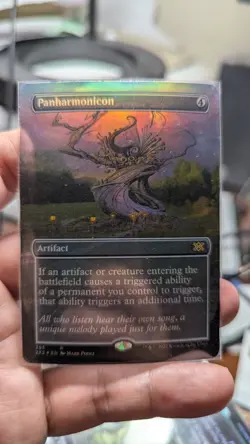 1x PANHARMONICON BORDERLESS FOIL NM - 2X2 EDH Commander MTG X1 - Image 1
