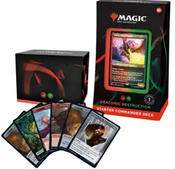 Magic: The Gathering Starter Commander Deck - Draconic Destruction (Red-Green) - Image 1