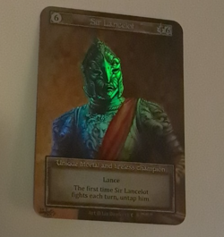 Sir Lancelot FOIL PROMO NM Sorcery Contested Realms Arthurian Legends - Image 1